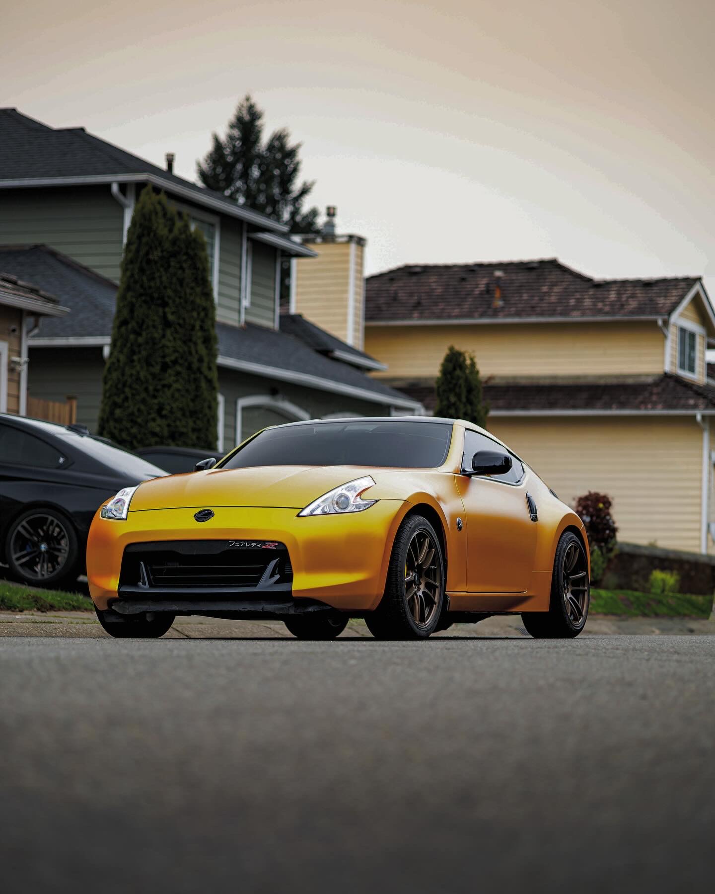 Nissan 370Z in satin gold Avery Dennison wrap