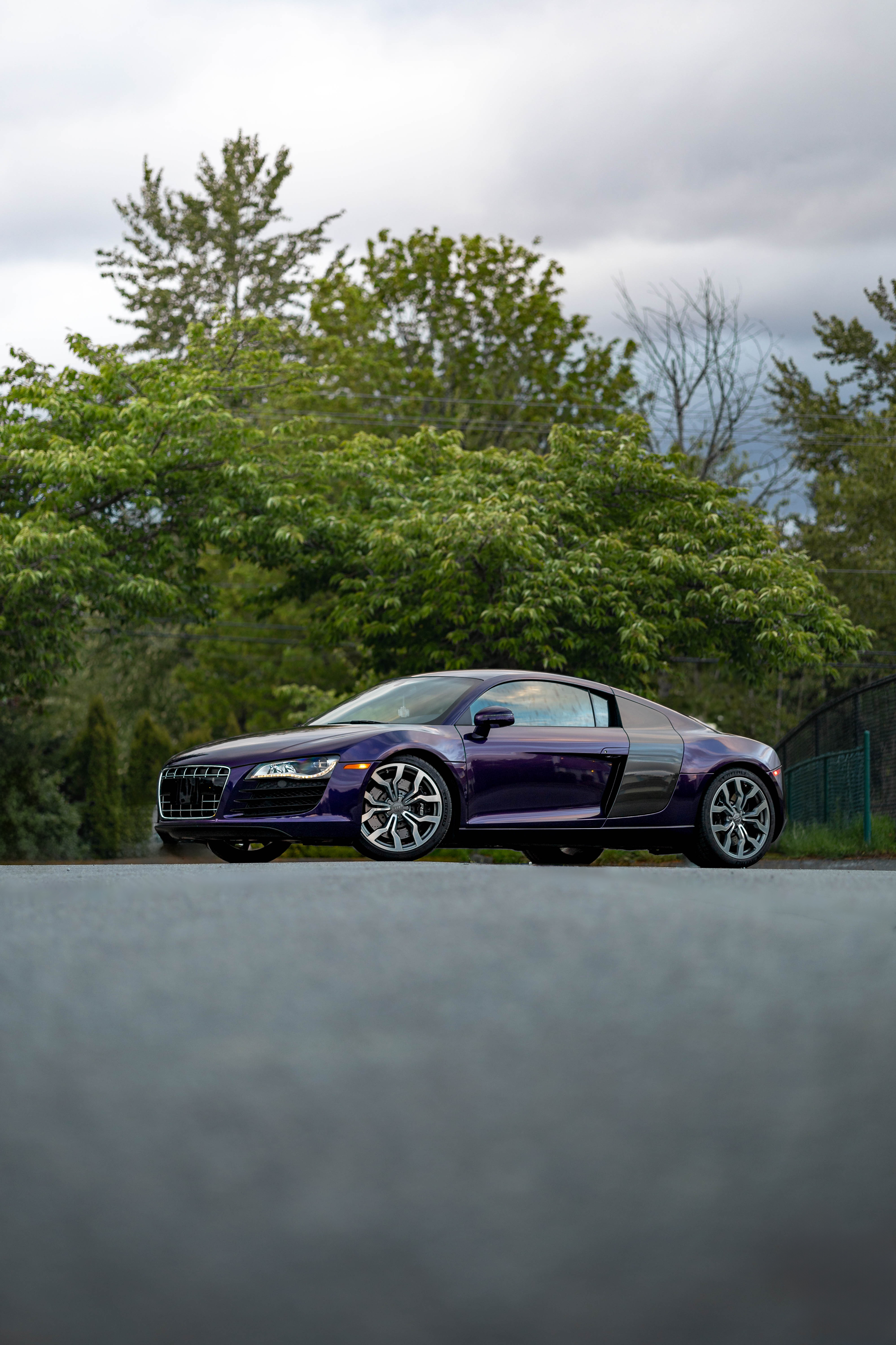 Audi R8 with chrome delete by SeaWraps in Kent, WA