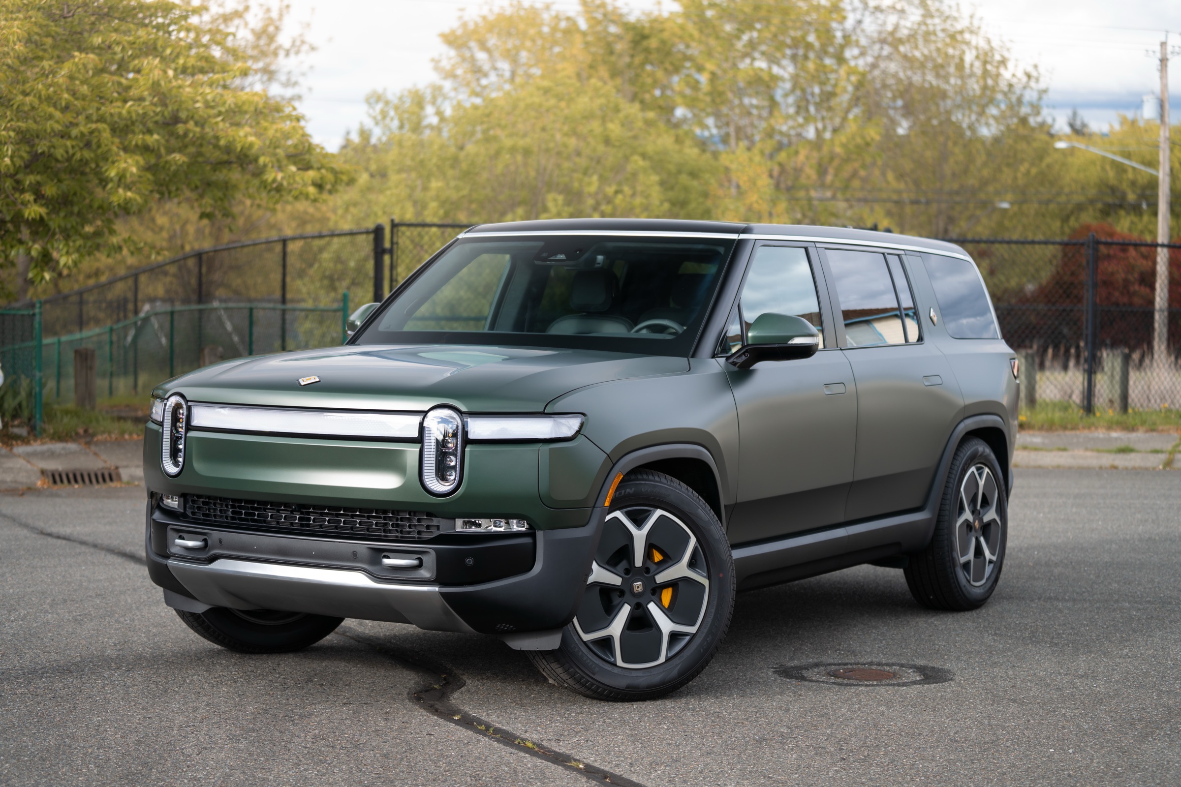 Rivian R1S with STEK DYNOmatte PPF by SeaWraps in Kent, WA