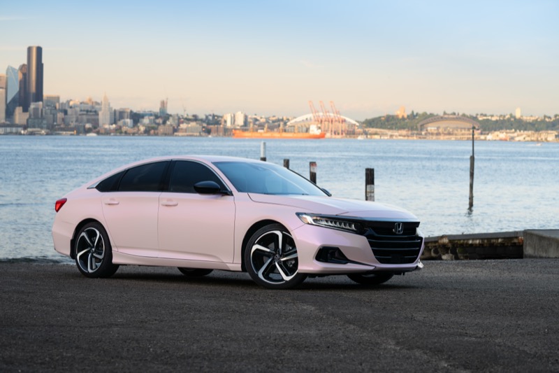 Honda Accord with ceramic coating applied at SeaWraps Kent, WA