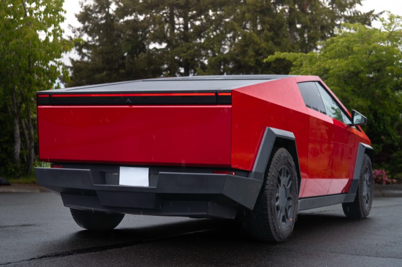 Cybertruck with STEK LunaRay ceramic tint by SeaWraps