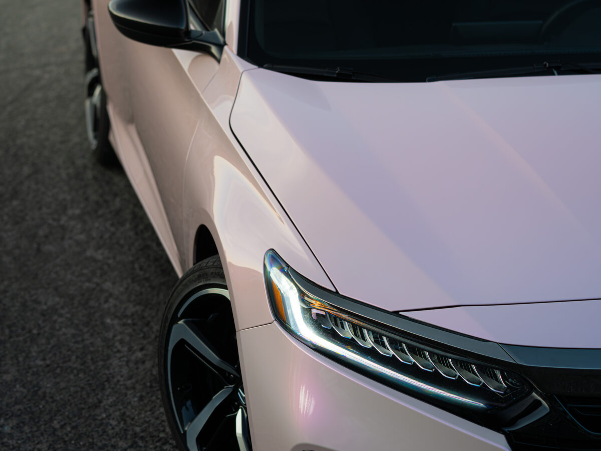 Honda Accord Gloss Maize Pink wrap by SeaWraps