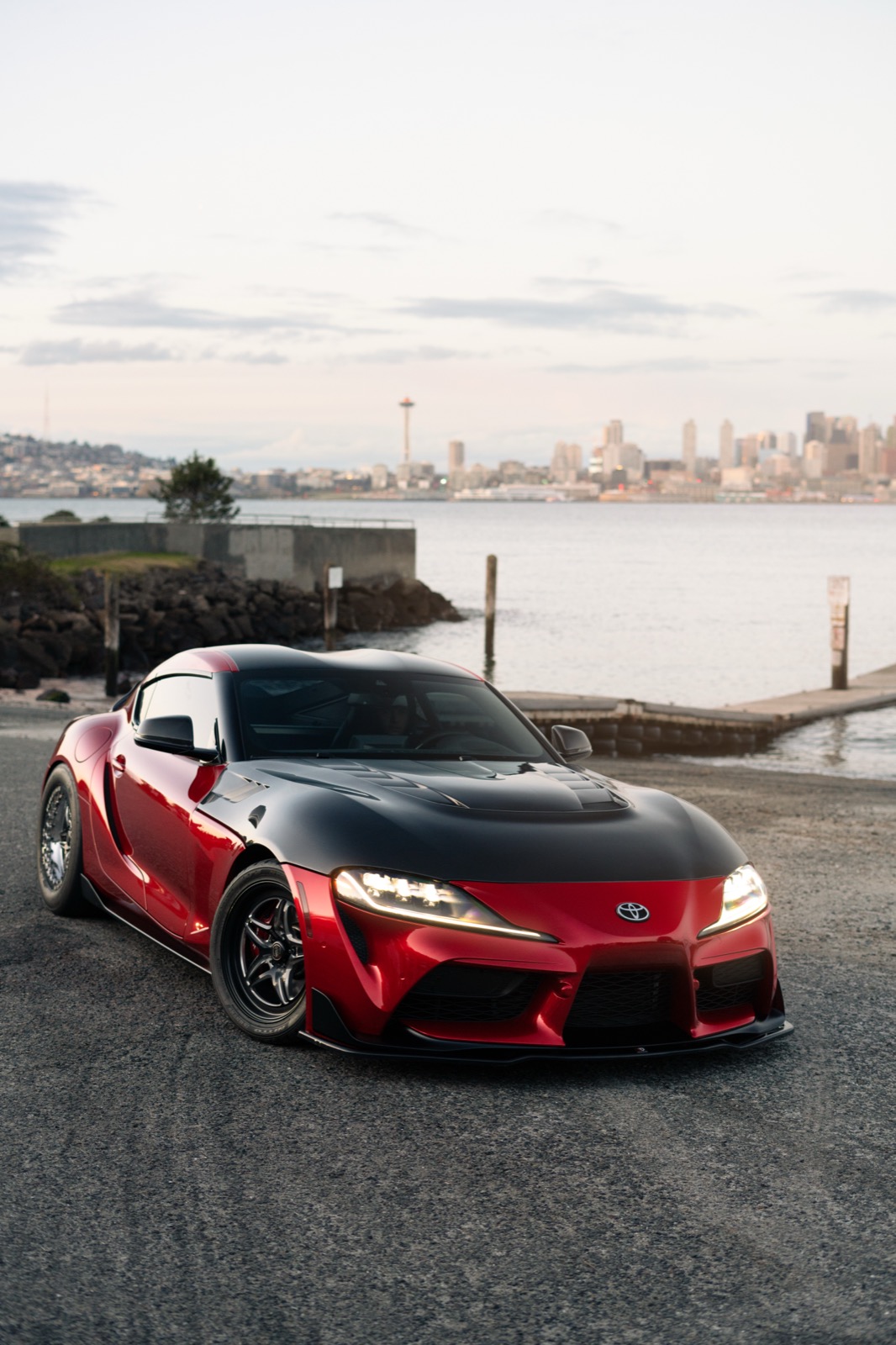 Toyota Supra with ceramic coating by SeaWraps in Kent, WA