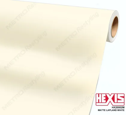 HEXIS Matte Lapland White (HX20002M (Special Order)) vinyl wrap film swatch