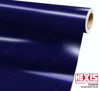 HEXIS Gloss Night Blue (HX20281B (Special Order)) vinyl wrap film swatch