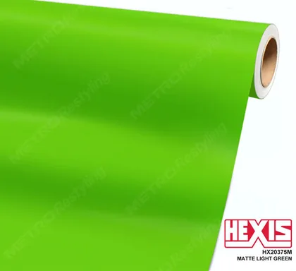 HEXIS Matte Light Green (HX20375M (Special Order)) vinyl wrap film swatch