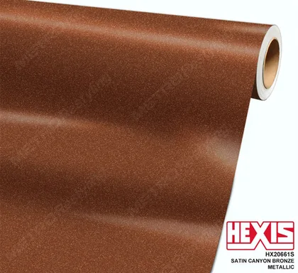 HEXIS Metallic Satin Canyon Bronze (HX20661S (Special Order)) vinyl wrap film swatch