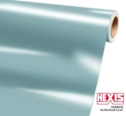 HEXIS Gloss Blue Lilac (HX20B51B) vinyl wrap film swatch
