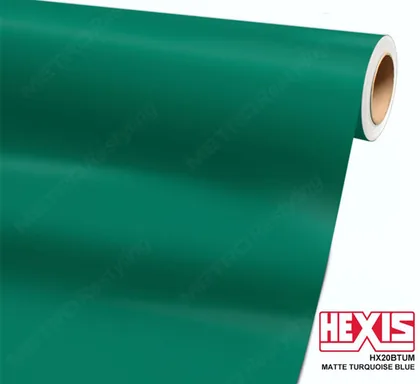 HEXIS Matte Turquoise Blue (HX20BTUM (Special Order)) vinyl wrap film swatch