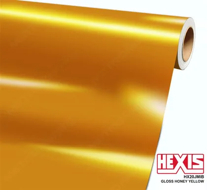 HEXIS Gloss Honey Yellow (HX20JMIB (Special Order)) vinyl wrap film swatch