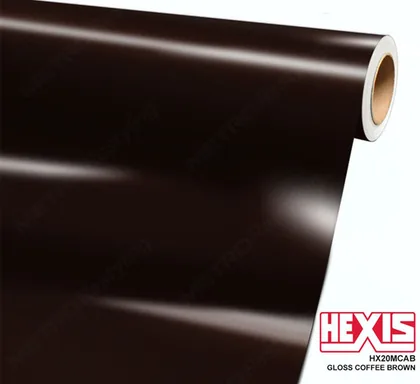HEXIS Gloss Coffee Brown (HX20MCAB (Special Order)) vinyl wrap film swatch
