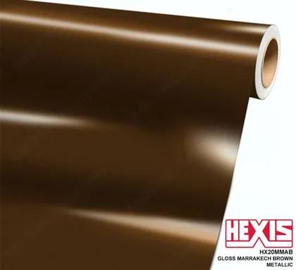 HEXIS Metallic Gloss Marrakech Brown (HX20MMAB (Special Order)) vinyl wrap film swatch