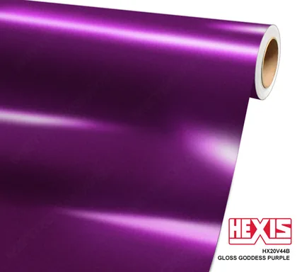 HEXIS Gloss Goddess Purple (HX20V44B) vinyl wrap film swatch