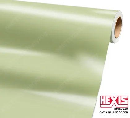 HEXIS Satin Naiad Green (HX20VNAS) vinyl wrap film swatch