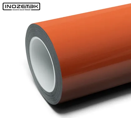 Inozetek Gloss Burnt Yellow (CN602) vinyl wrap film swatch