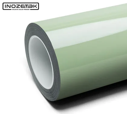 Inozetek Gloss Peony Green (CN605) vinyl wrap film swatch