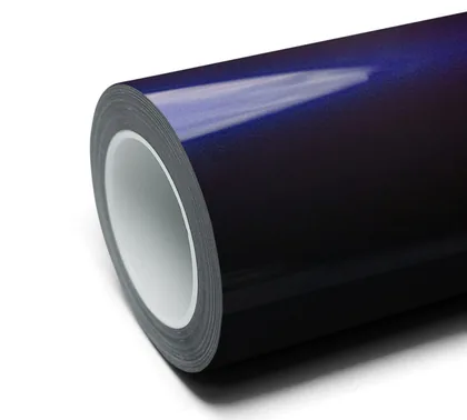 Inozetek Gloss Metallic Royal Blue (DPPF712) color paint protection film swatch