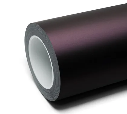 Inozetek Satin Midnight Purple (DPPF801) color paint protection film swatch
