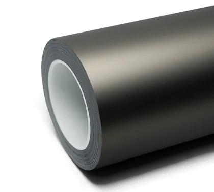 Inozetek Satin Liquid Metallic Titanium (DPPF813) color paint protection film swatch