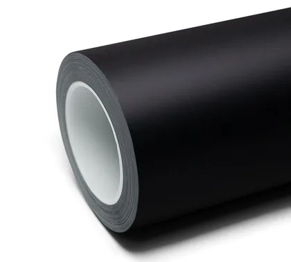 Inozetek Satin Blackout (DPPF819) color paint protection film swatch