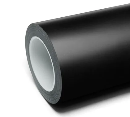 Inozetek Gloss Satin Midnight Black (DPPF924) color paint protection film swatch