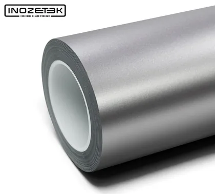 Inozetek Satin Metallic Grey (FS2001) vinyl wrap film swatch