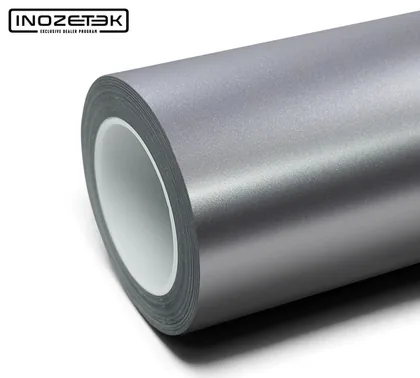 Inozetek Satin Metallic Silver (FS2007) vinyl wrap film swatch