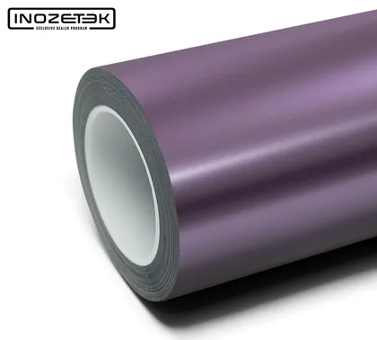 Inozetek Satin Metallic Plum Purple (FS2010) vinyl wrap film swatch