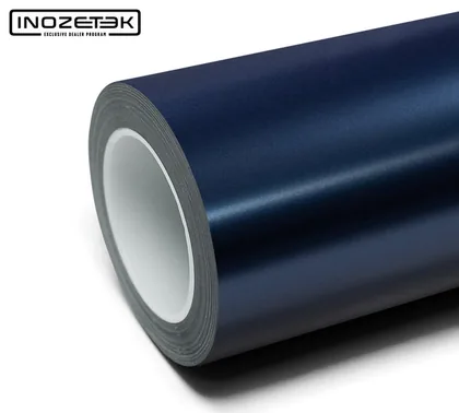 Inozetek Satin Metallic Navy (FS2012) vinyl wrap film swatch