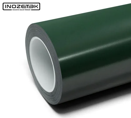 Inozetek Satin Racing Green (FS2016) vinyl wrap film swatch