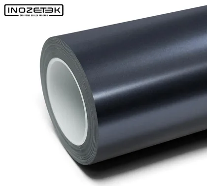 Inozetek Satin Metallic Charcoal Blue (FS2018) vinyl wrap film swatch