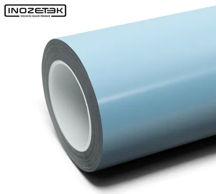 Inozetek Satin Snow Blue (FS2024) vinyl wrap film swatch