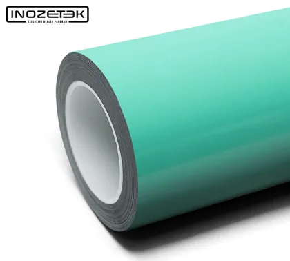 Inozetek Gloss Super Gloss LB Tiffany Blue (LBWK102) vinyl wrap film swatch