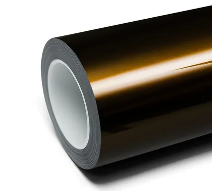 Inozetek Metallic Midnight Gold (MSG022) vinyl wrap film swatch