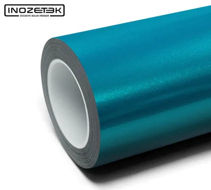 Inozetek Metallic Atomic Blue (MSG2900) vinyl wrap film swatch