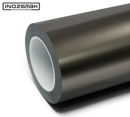 Inozetek Metallic Aluminum Grey (MSG2905) vinyl wrap film swatch