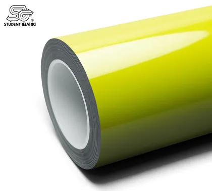 Inozetek Gloss Student Driver Racing Green (SD101) vinyl wrap film swatch