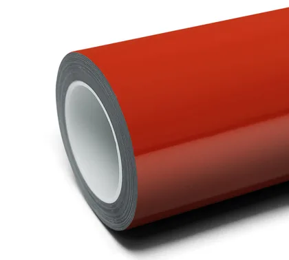 Inozetek Gloss Lava Orange (SG007) vinyl wrap film swatch