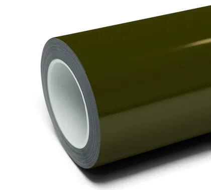 Inozetek Gloss Army Green (SG013) vinyl wrap film swatch