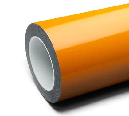 Inozetek Gloss Papaya Orange (SG736) vinyl wrap film swatch