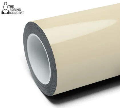 Inozetek Gloss The Boring White (TBC101) color paint protection film swatch