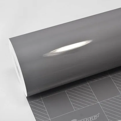 TeckWrap Gloss Battleship grey (CG20-HD) vinyl wrap film swatch