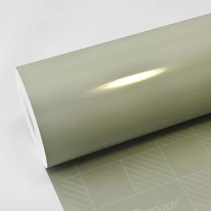 TeckWrap Gloss Moss Green (CG23-HD) vinyl wrap film swatch