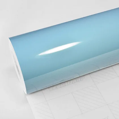 TeckWrap Gloss Yacht Blue (CG28-HD) vinyl wrap film swatch