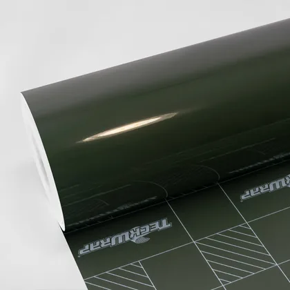 TeckWrap Gloss Camouflage Green (CG51-HD) vinyl wrap film swatch