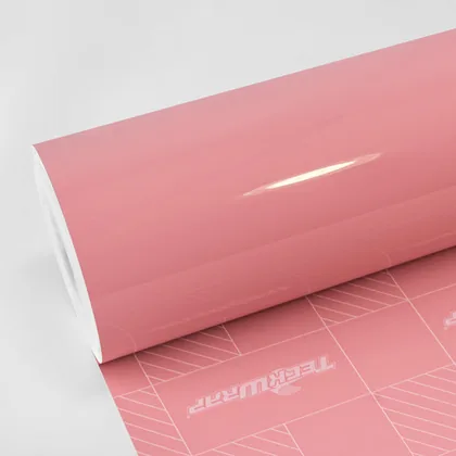 TeckWrap Gloss Flamingo Pink (CG56-HD) vinyl wrap film swatch