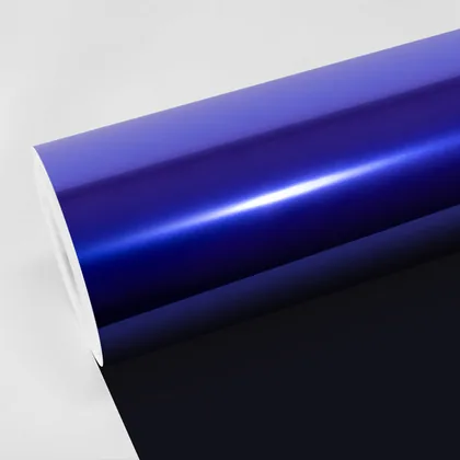 TeckWrap Chrome Nova Blue (CHM26-HD) vinyl wrap film swatch