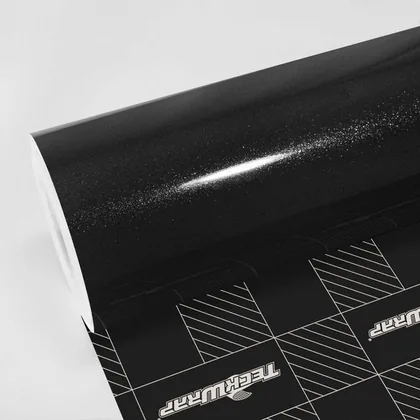 TeckWrap Gloss Ebony Sparkle (CK202-HD) vinyl wrap film swatch