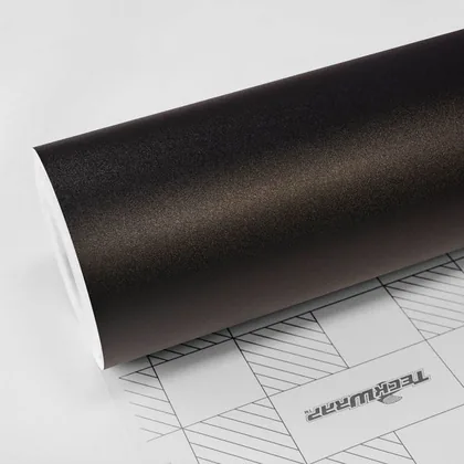 TeckWrap Matte Sandy black (CM01-MS) vinyl wrap film swatch