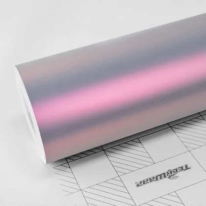TeckWrap Satin Matte Silver Sunset (DS03M) vinyl wrap film swatch